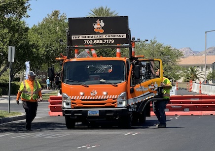 Barricade Company Truck